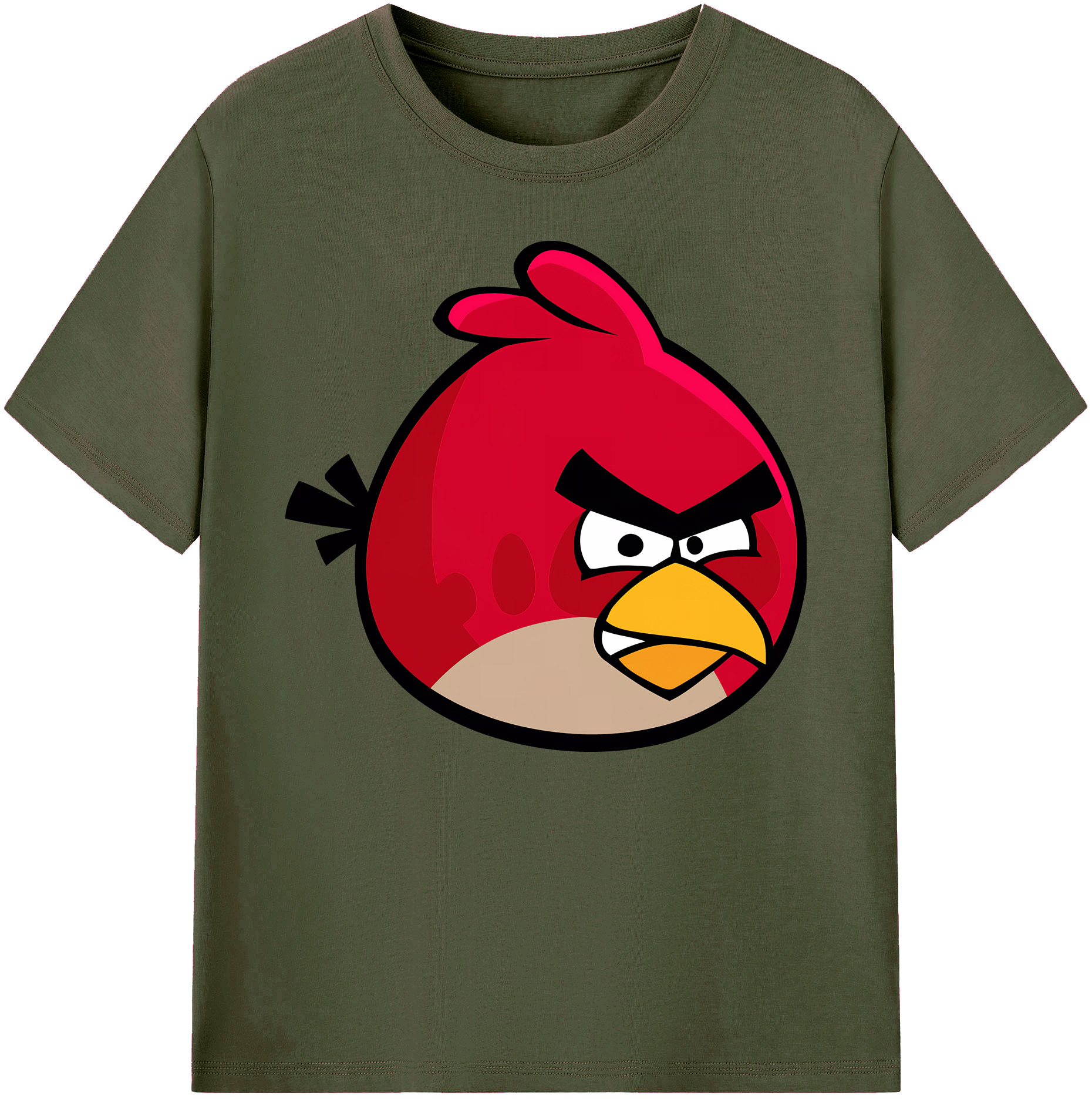 （画像用） Angry Birds アングリーバード 綿100％ メンズ半袖Tシャツ｜肌触りやわらか＆通気性